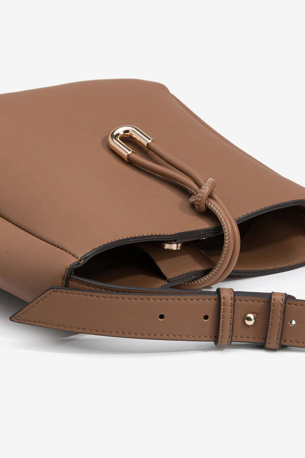 Vilanova Bolso de hombro efecto piel Marrón