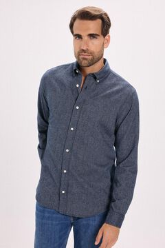 Jack & Jones Long sleeve flannel shirt Navy