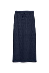 Vero Moda Falda midi con calados Azul marino
