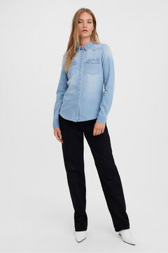 Vero Moda Camisa vaquera de manga larga