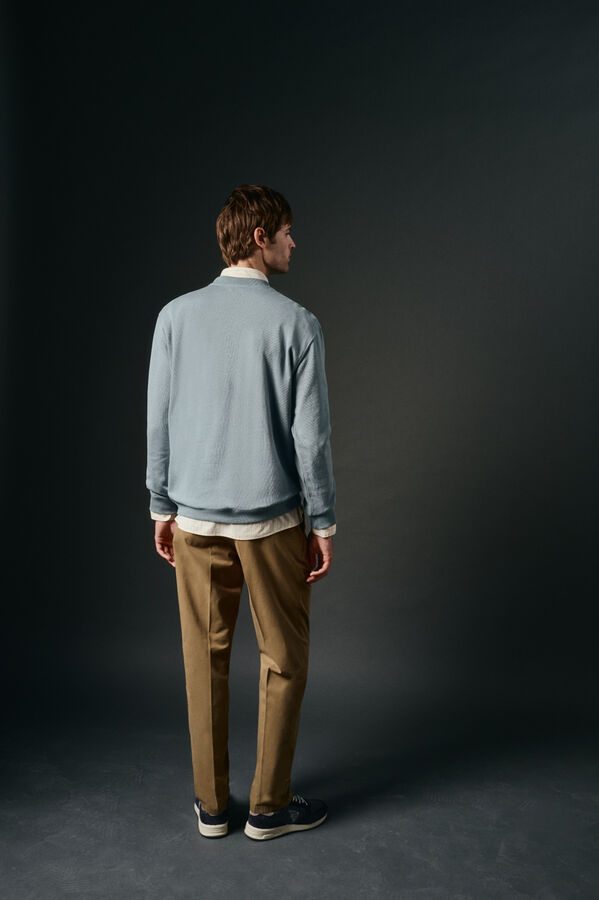 OOTO Sudadera logo bordado Azul