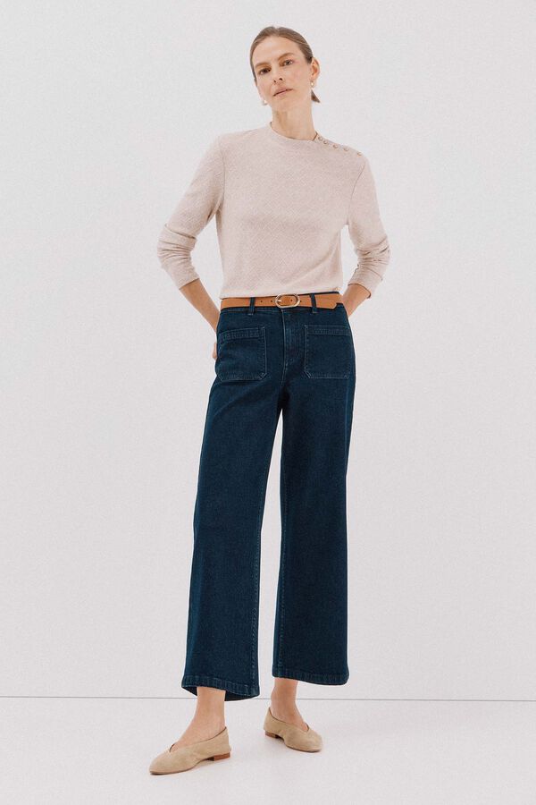 Cortefiel pantalones marine bolsillos Blue