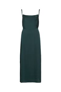 Vila Vestido midi satinado de fiesta