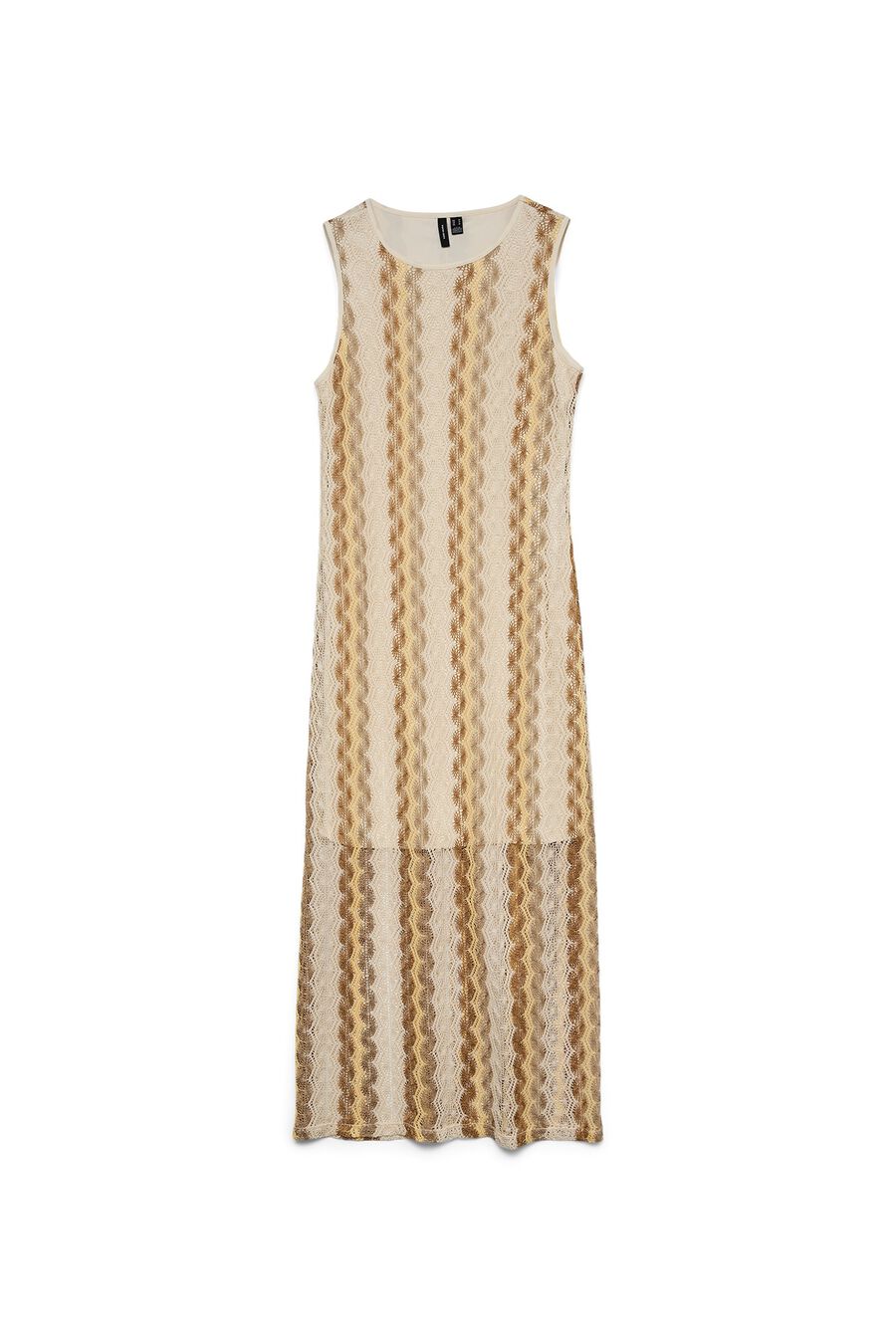 Vestido largo manga sisa