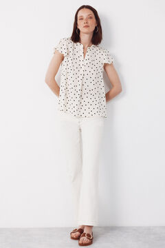 Cortefiel Blusa fluida manga vuelo