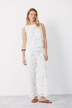 Cortefiel Blusa bordados