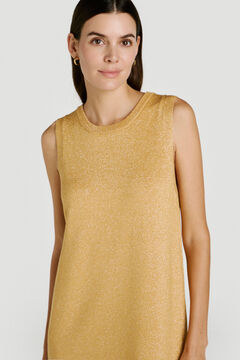 Vila Vestido midi de punto con l&uacute;rex