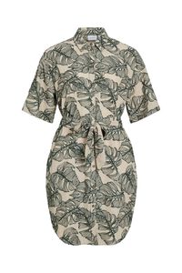 Vila Vestido camisero corto con bordados