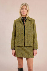 Molly Bracken Casaco curta com estampado discreta Multicolorido