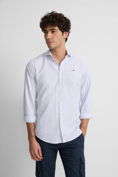 Silbon Camisa sport oxford cuadro medio
