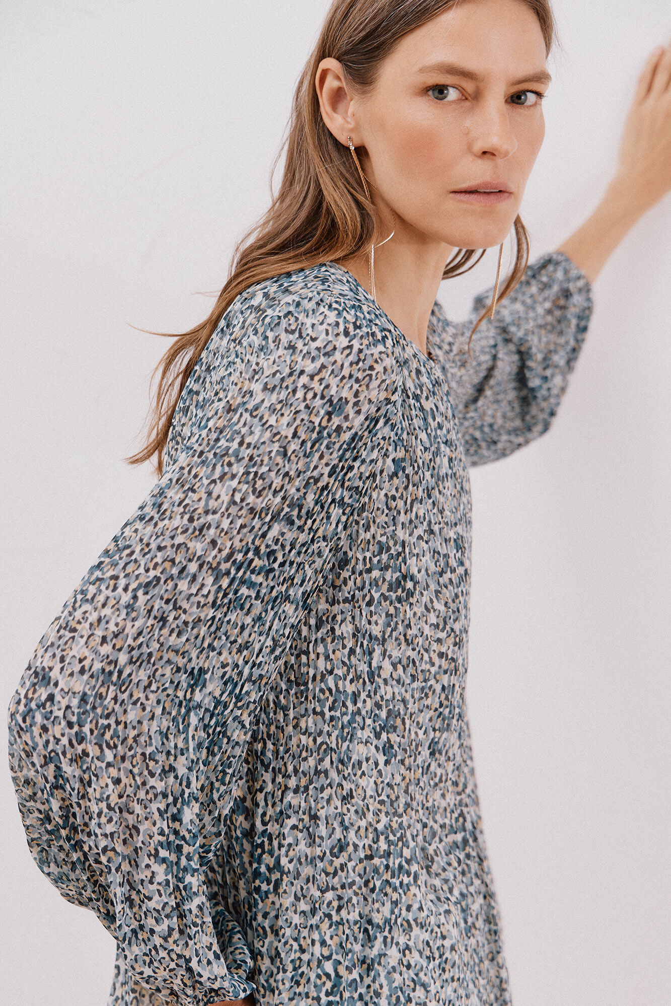 Cortefiel Blusa plissada