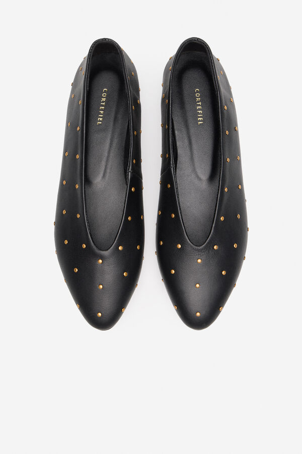 Cortefiel Ballet flat Black