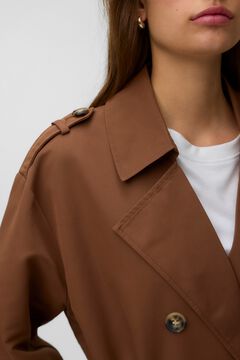 Vero Moda Gabardina comprida com cinto