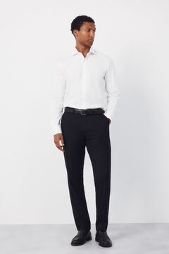 Cortefiel Camisa vestir lisa f&aacute;cil plancha