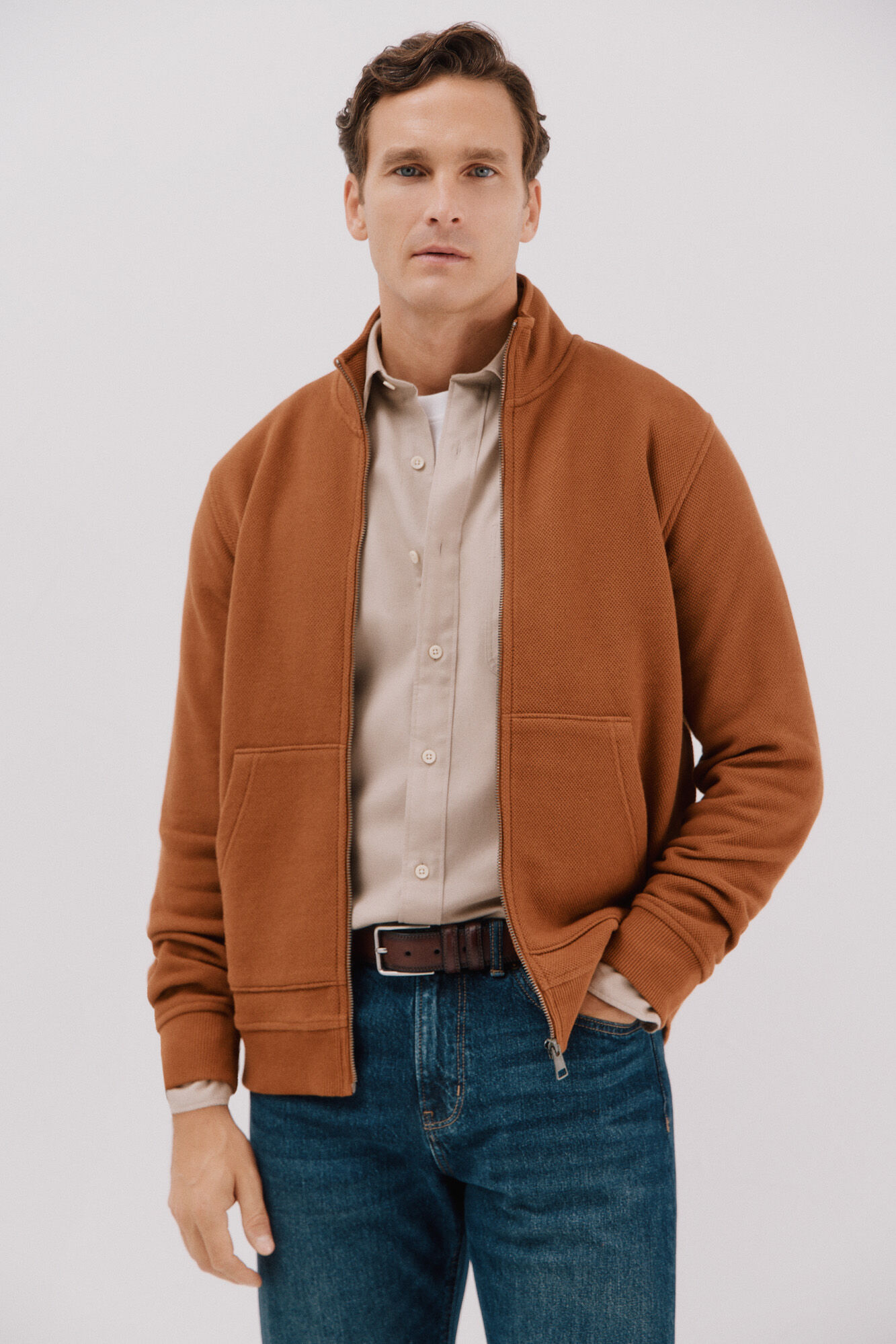 Cortefiel C&aacute;rdigan tejido estructura