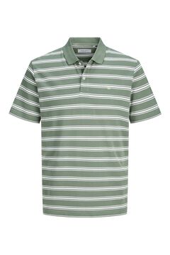 Jack & Jones Polo em algod&atilde;o &agrave;s riscas