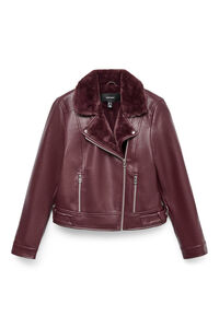 Vero Moda Cazadora corta efecto piel