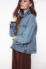 Slowlove Cazadora denim trucker Azul