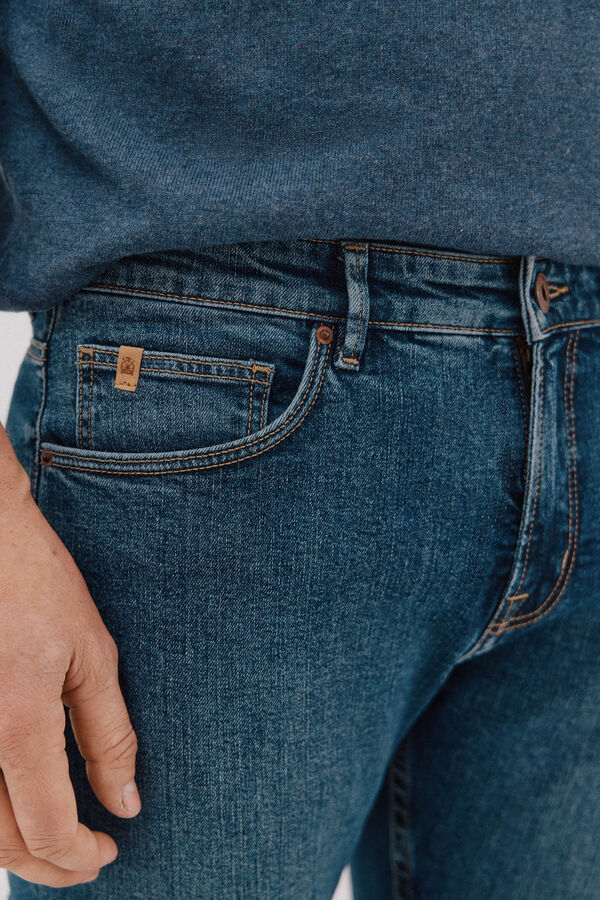 Cortefiel Pantal&oacute;n vaquero slim fit Blue