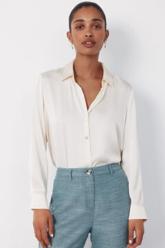 Cortefiel Camisa satinada