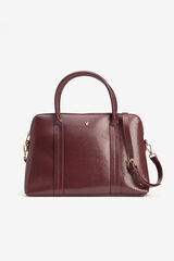 Vilanova Mala de escrit&oacute;rio com efeito de cobra Castanho