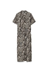 Vero Moda Vestido midi estampado de manga corta