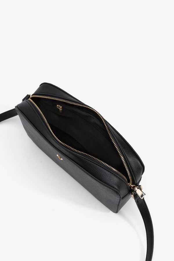 Vilanova Plain crossbody bag Black