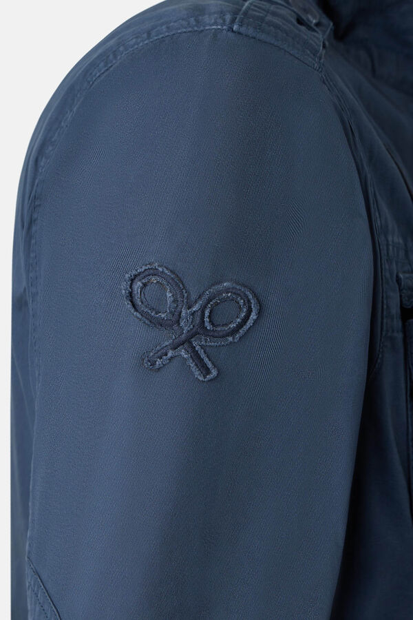 Silbon Military garment dye parka Navy