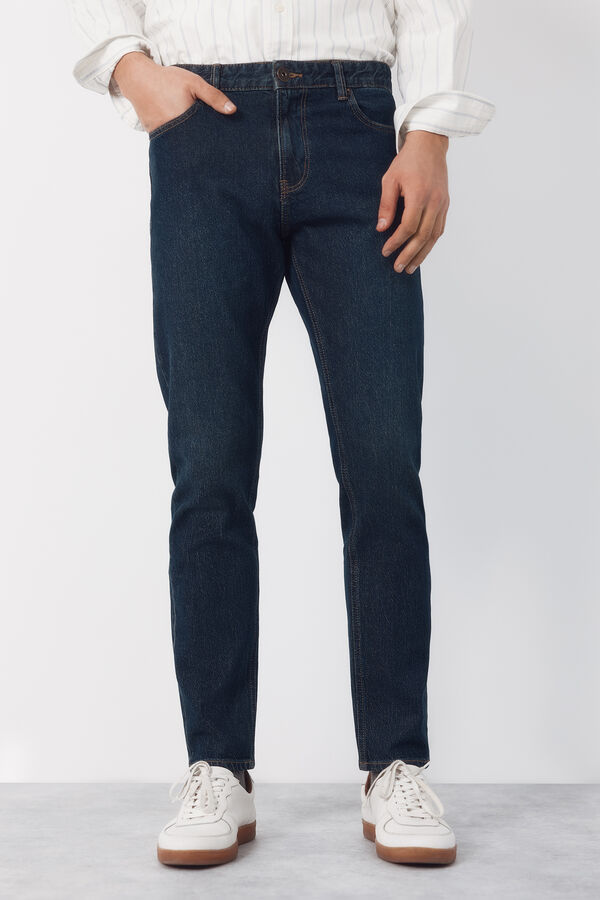 Cortefiel Pantal&oacute;n vaquero slim fit Blue