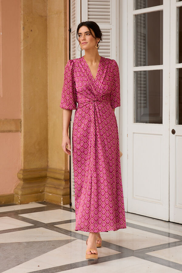 Pol&iacute;n Et Moi Vestido estampado Nerea Vino