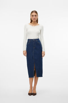 Vero Moda Falda vaquera midi