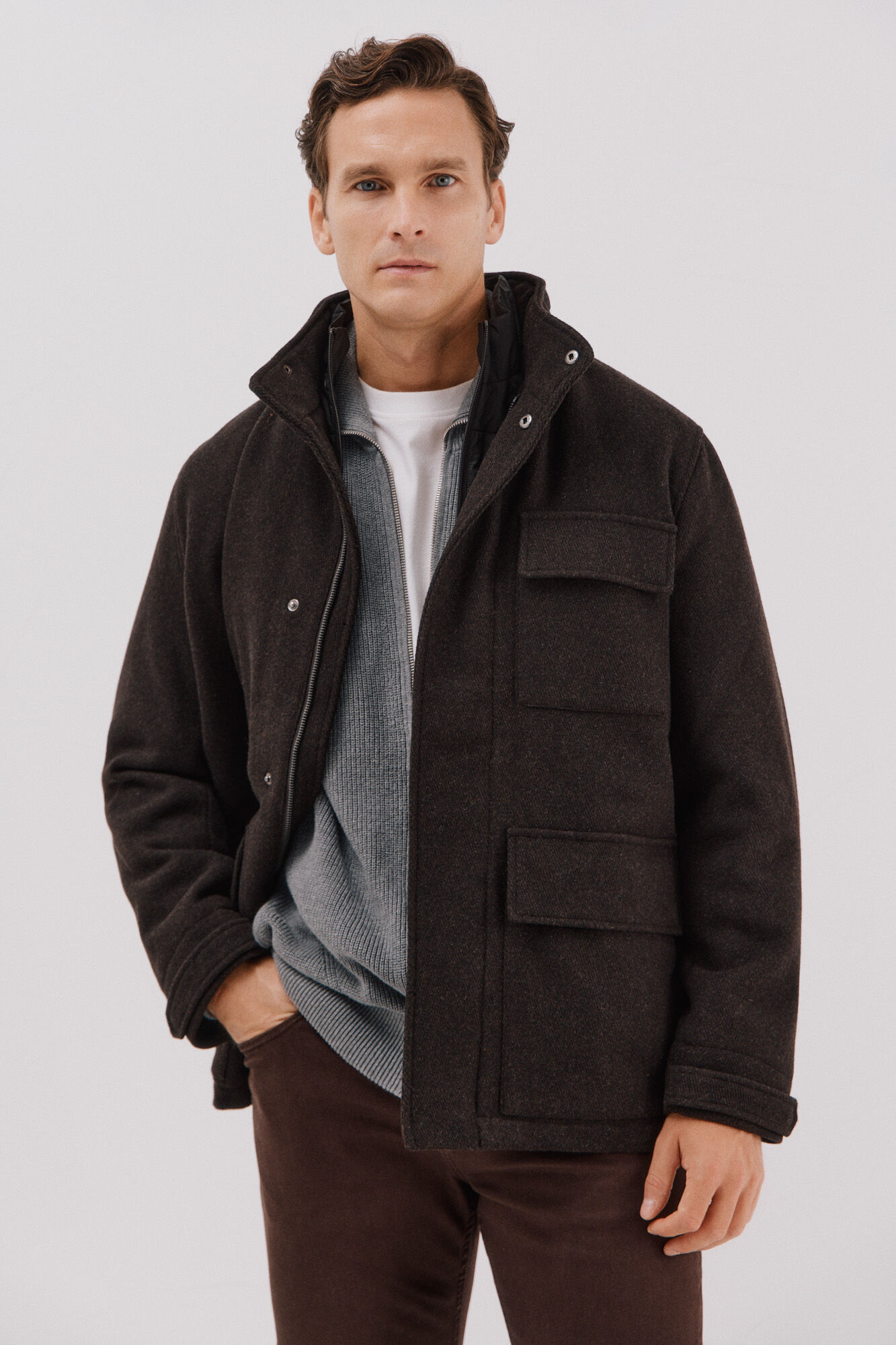 Cortefiel Abrigo vistas desmontables