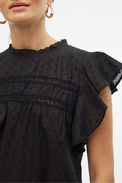 Vero Moda Blusa fluida de gola redonda