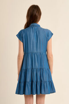 Molly Bracken Vestido de manga corta con volantes