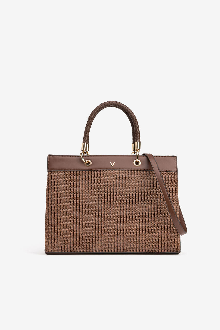 Bolso con asas cortas
