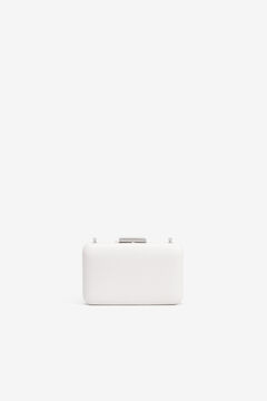 Vilanova Clutch efecto piel rectangular
