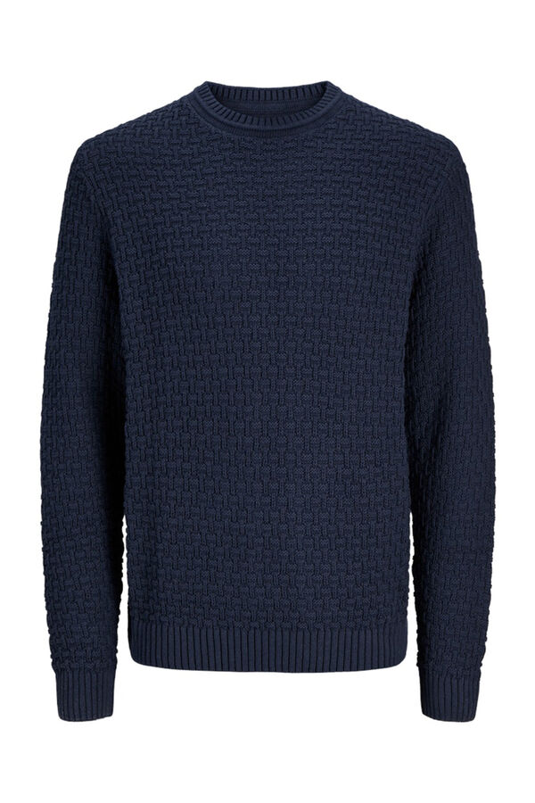 Jack & Jones Jersey jacquard Azul marino