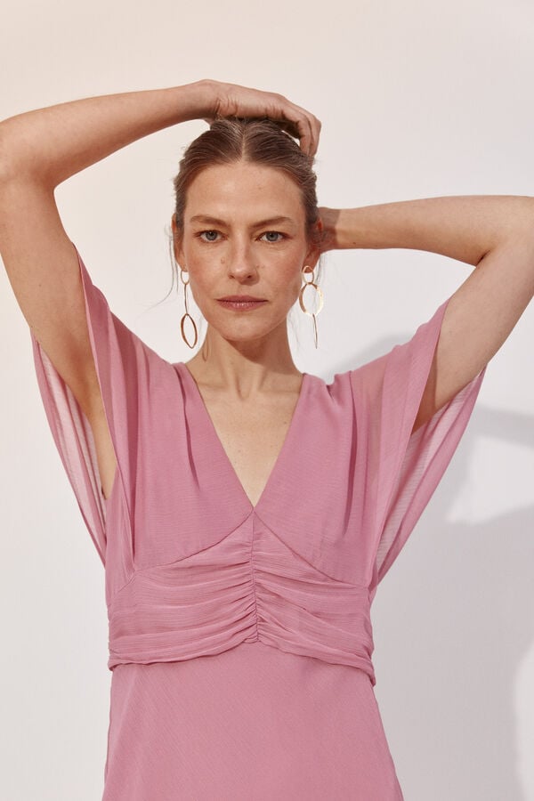 Cortefiel Fluid dress Pink
