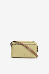 Vilanova Crossbody bag with three compartments Yellow