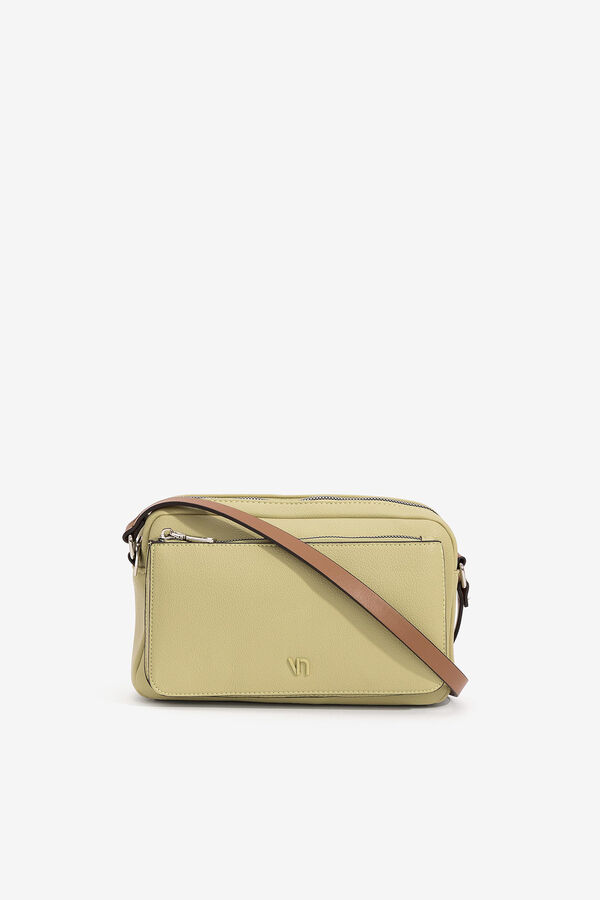 Vilanova Crossbody bag with three compartments Yellow