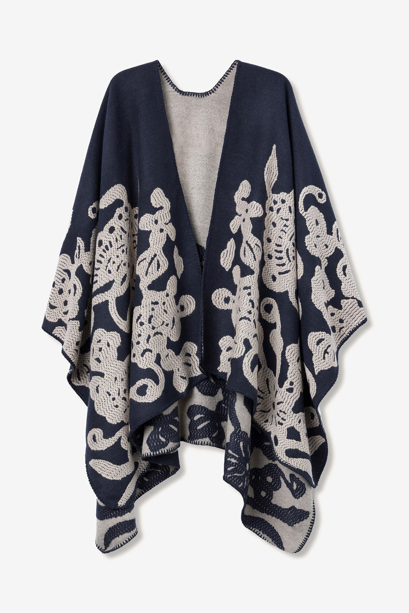 Vilanova Capa Bicolor Bordada