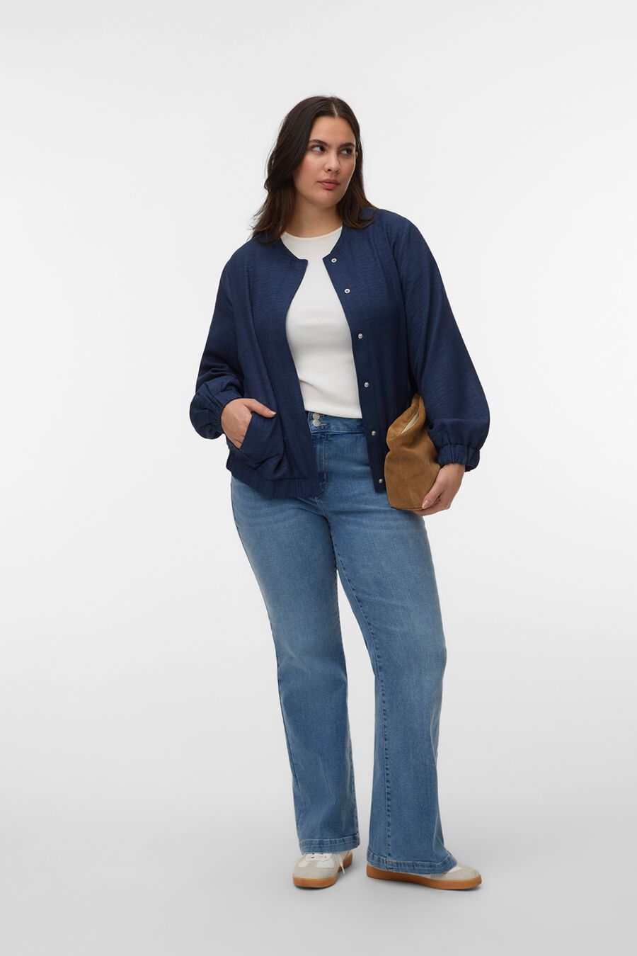 Cazadora bomber talla grande
