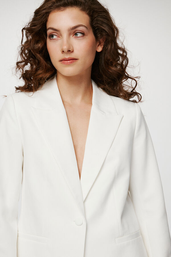 Vila Blazer solapa punta de lanza Blanco