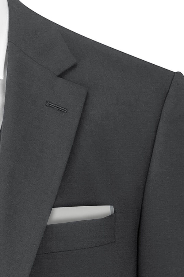 HUGO Pa&ntilde;uelo de bolsillo seda Gris