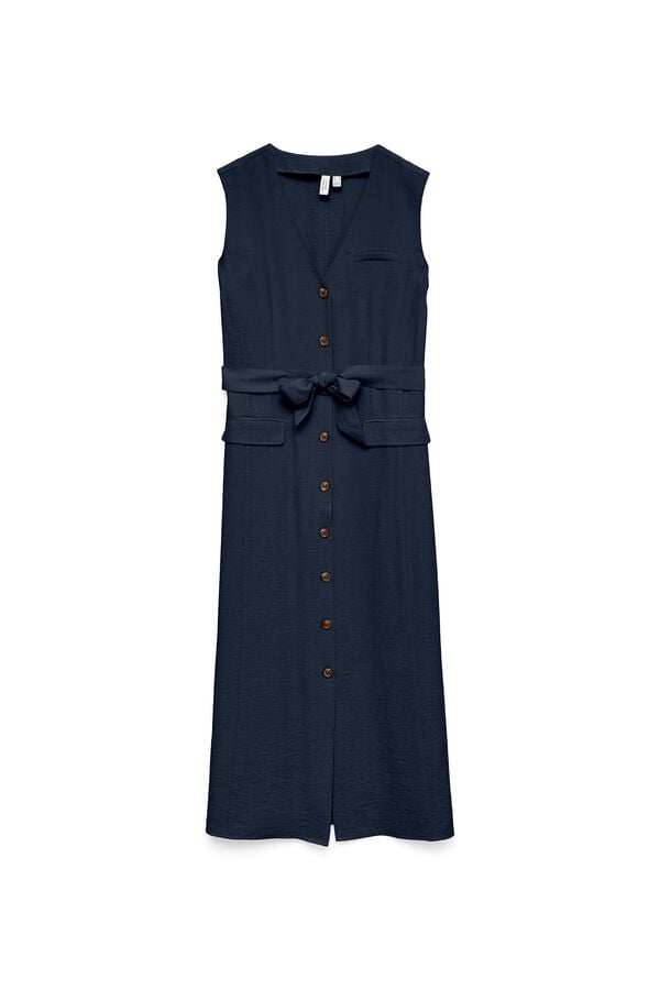 Vero Moda Sleeveless shirt dress Navy