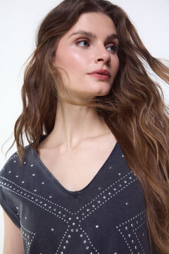 Slowlove Camiseta tachas