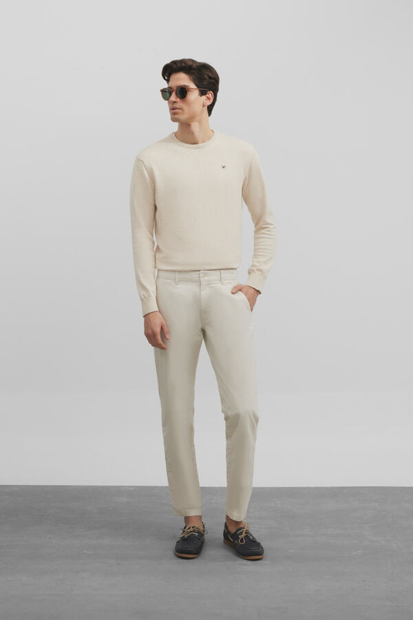 Silbon Pantalon sport chino Beige