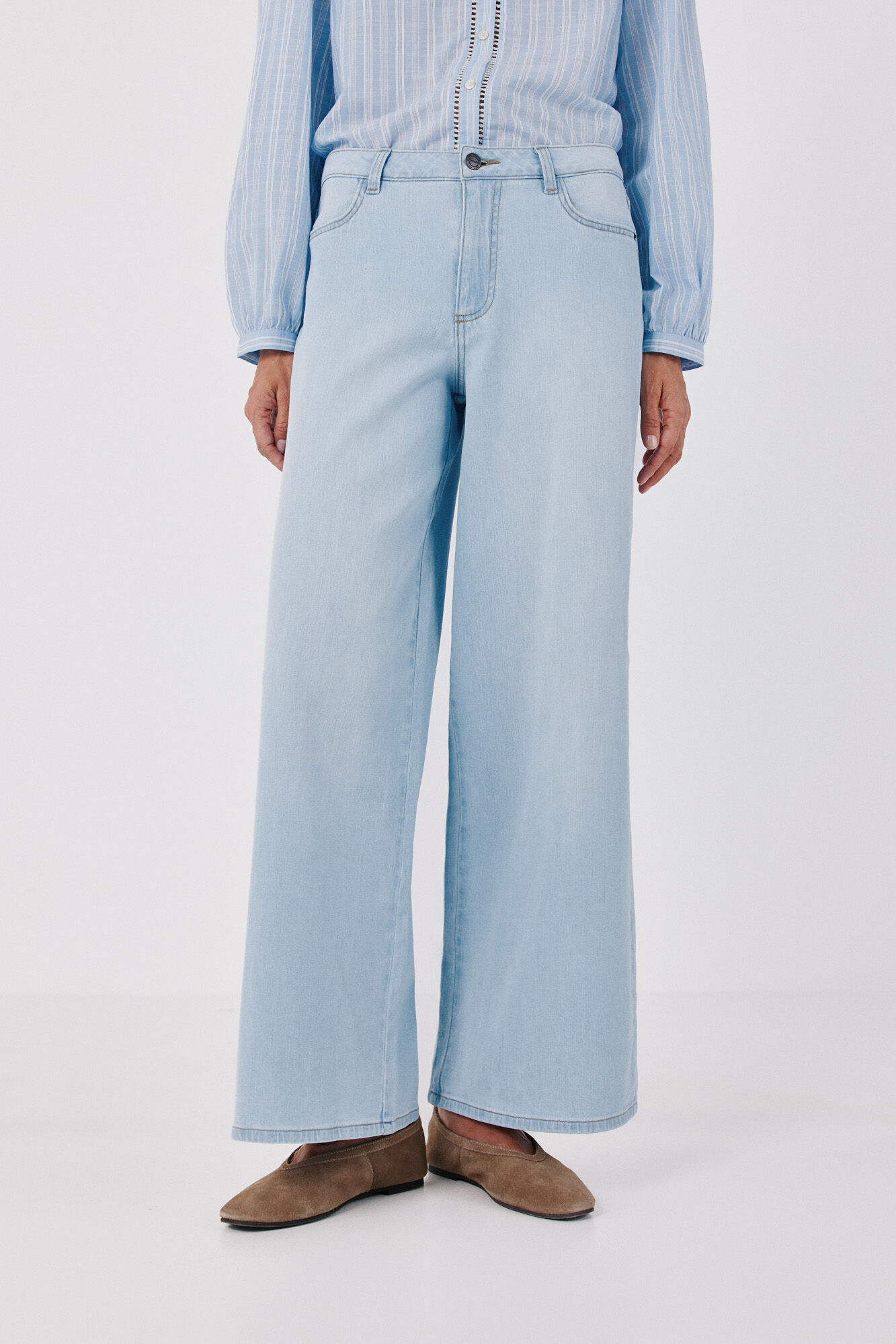 Cortefiel Jeans Wide Leg