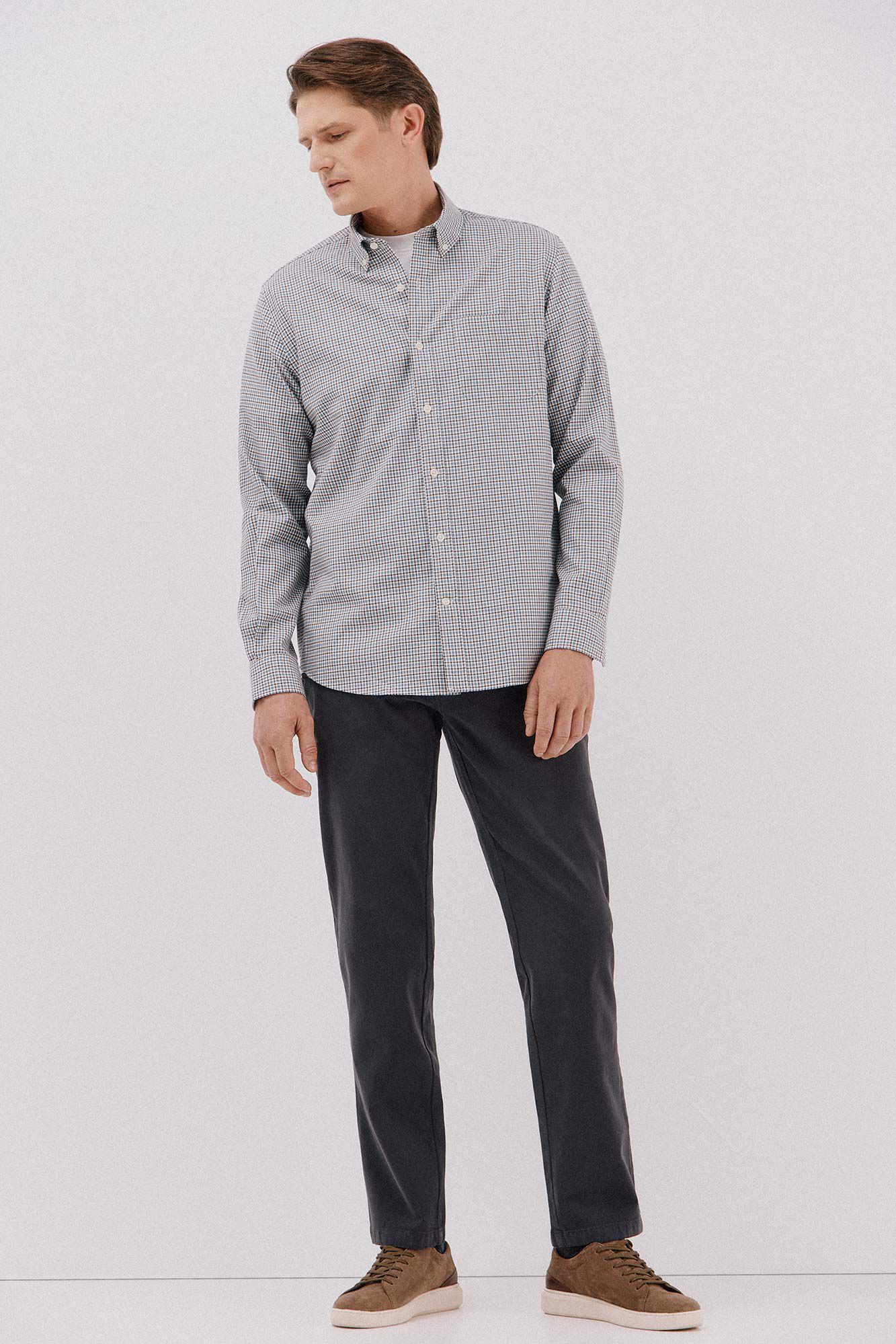 Cortefiel Camisa twill xadrez