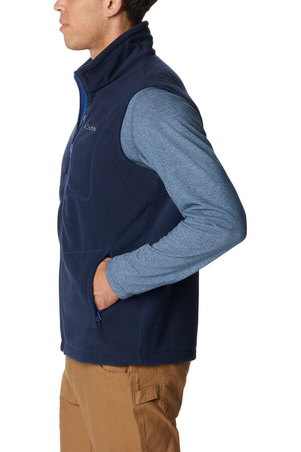 Columbia Chaleco de forro polar Columbia Fast Trek&trade; para hombre Azul marino